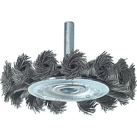 Lessmann Knotted Wheel Brush 75mm x 8mm