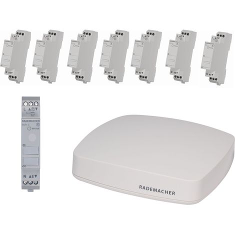 Rademacher Starterpaket Beschattung 3 Hutschiene Rohrmotor VK 0499