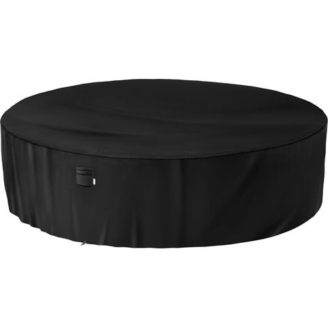 iBirdie Runde Terrassenmöbel-Abdeckung 120 x 34 Zoll (3 m), wasserdicht und wetterfest für Gartentische und -stühle, strapazierfähiges 600D-Material, passend für Durchmesser von 120, 118, 116 und 115 (1/5)