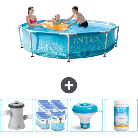 Piscine Intex à cadre rond - 305 x 76 cm - Comprend des Accessoires CB89 (1/5)