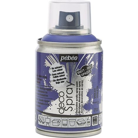 Peinture aérosol pebeo DecoSpray violet 100 ml