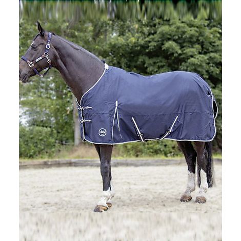 115 cm, Marineblau: Wasserdichte wattierte Decke Eco-Light Winter 300 g und 600 Denier Außenmaterial (1/5)