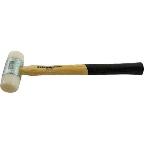 Maillet nylon – Dureté 68D – Montage en force – Manche frêne PEFC – Absorption des vibrations – MOB (1/5)
