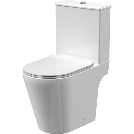 Quinn Rimless Pan, Cistern & PP Seat