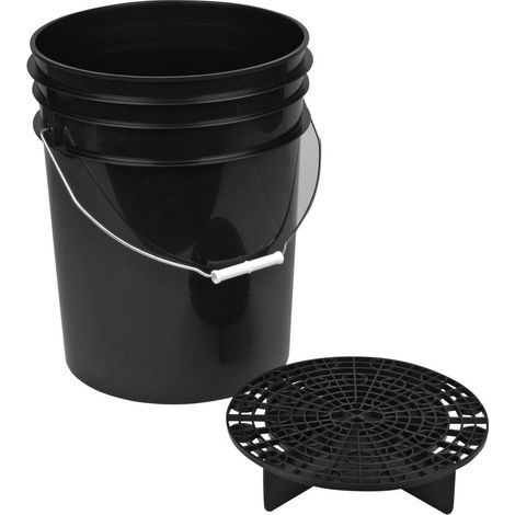 APA Eimer mit Siebeinlage 20 L schwarz Eimer (1/3)