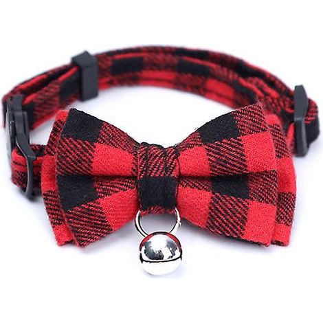 Collier à clochette pour animaux de compagnie, colliers pour chiots avec clochette, accessoires rouges pour animaux de compagnie (1/4)