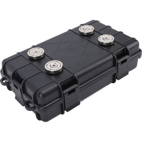 Boîte de rangement magnétique étanche, multifonctionnelle et portable pour outils d'extérieur (1/5)