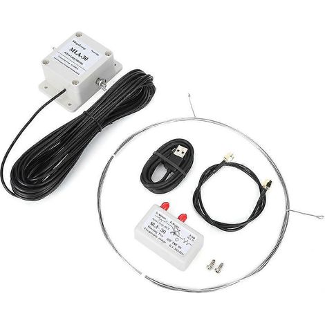 Antenne de réception active en forme de boucle, boîtier étanche à la pluie, modulaire, pour une utilisation extérieure en communication (1/4)