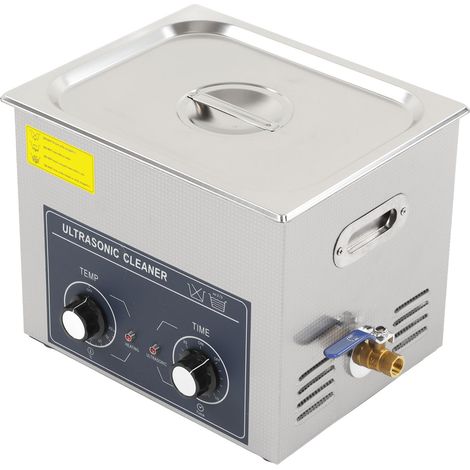 10-Liter-Ultraschallreinigungsgerät, Heizleistung einstellbar, Ultraschallwaschmaschine mit Korb, EU-Stecker 220–240 V (1/5)