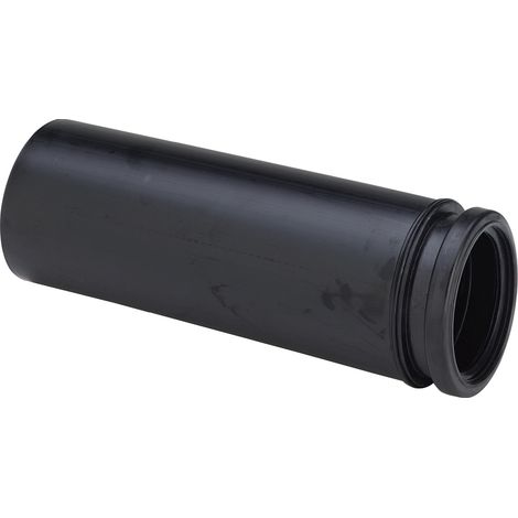 Anschlussstück 8091 in DN90 x 300mm Kunststoff schwarz (1/4)