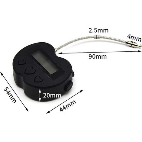 2 elektronische Reiseschlösser mit intelligentem Timer, LCD-Display und USB-Aufladung (1/3)