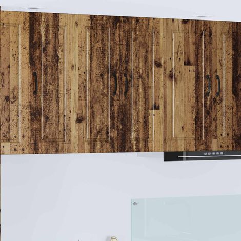 Küchenschrank mit Regal Altholz 60 x 31 x 80 cm Holzwerkstoff
