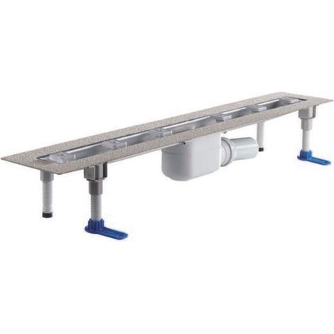 DALLMER caniveau de douche CeraLine F 800mm, DN 50 hauteur totale