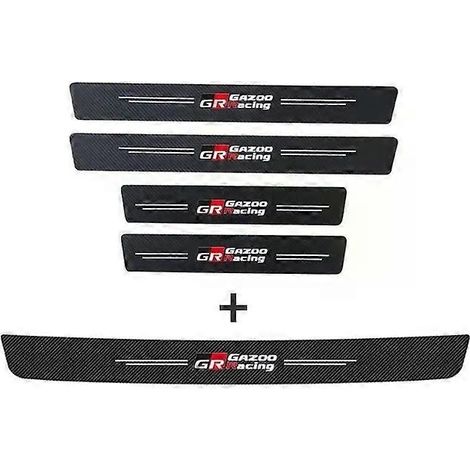 Schutzleiste, kompatibel mit der Heckklappenstoßstange der Toyota Modelle GR Sport, Gazoo Racing, Corolla, Camry, RAV4, Aqua, Yaris und CHR, Schwellerschutz (1/5)