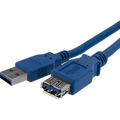 Startechcom USB3SEXT1M USB-Verlängerungskabel Blau 1 Meter (1/5)