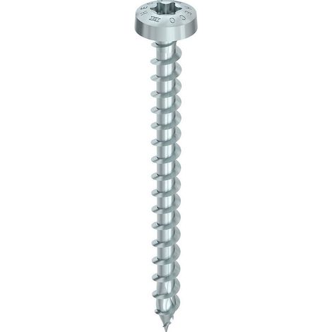 Vite HECO-Topix-Plus - Ø4,5x16mm - Testa tonda - Filettatura totale variabile - T20 - Confezione da 500 - 60589