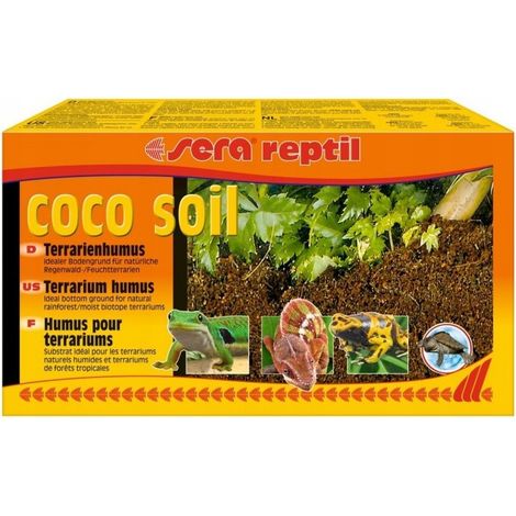 Terrariumsubstrat sera reptil coco soil natürlich sterilisiert (1/2)