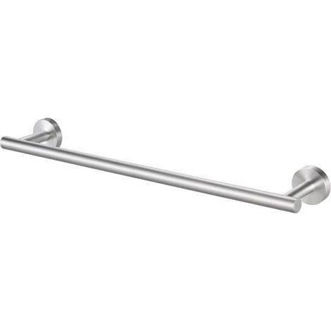 FENOPLASTICAPorte-Serviettes Salle de Bain Barre Porte Serviette Acier INOX SUS304 Murale 50 CM Brossé (1/4)
