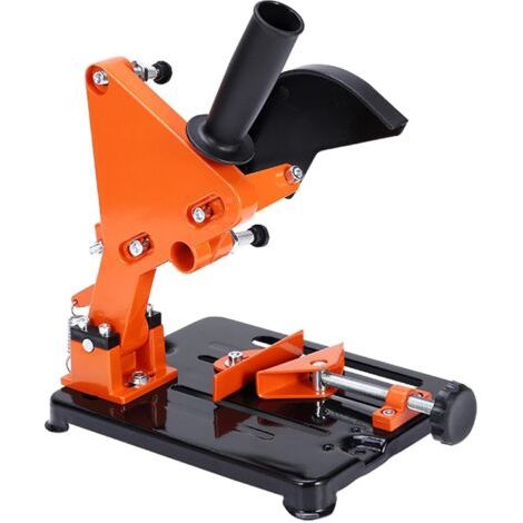 Support de meuleuse d'angle réglable à 45 °, en alliage d'aluminium, support multifonction pour meuleuse d'angle de 115 à 125 mm, idéal pour la coupe (1/5)