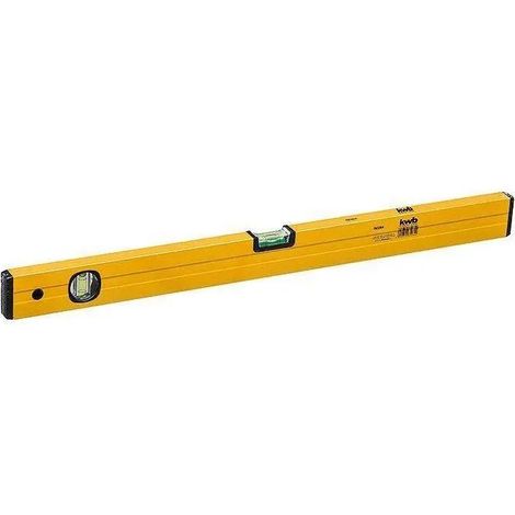 Nivel de burbuja kwb 60 cm aluminio precisión 0,5 mm m