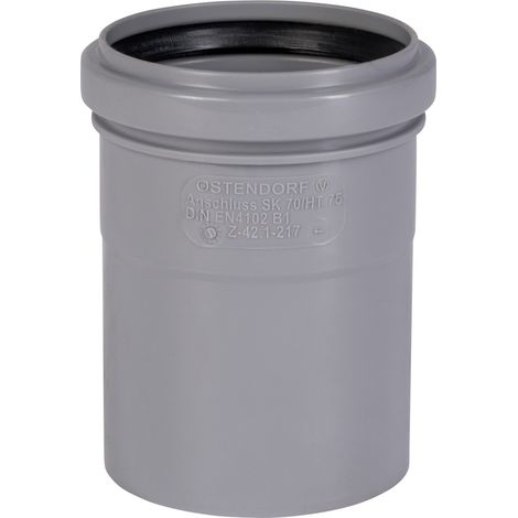 Ostendorf Skolan dB Safe Anschluss DN78 an HT-Rohr DN75 Abwasserrohr (1/5)