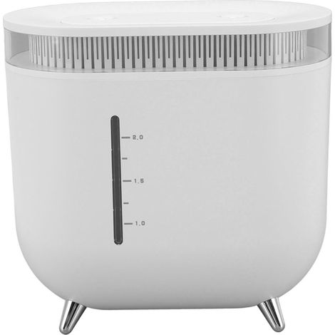 Ventilateur de bureau portable rechargeable USB, inclinaison à 180°, 5 vitesses, affichage de la puissance (1/5)