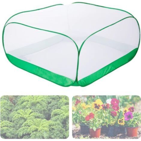 Pop-Up Filet Couverture de Protection pour Plantes, 100CM x 100CM x 50CM Fine Filet Anti-Insectes pour Jardin Protection Tout Autour pour Plantes Fruits Légumes Plantules Herbes Aromatiques (1/5)