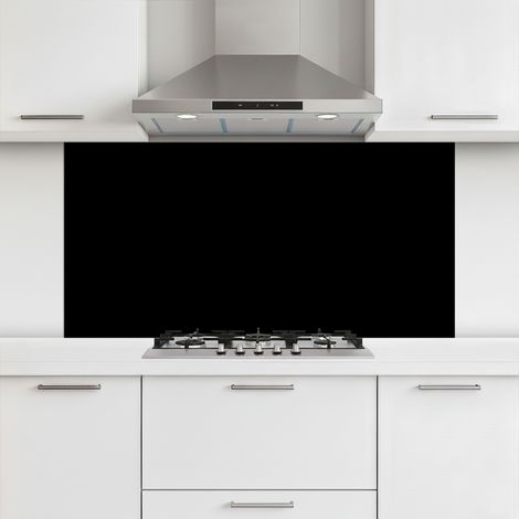 CRÉDENCE CUISINE Noir 120x60 cm