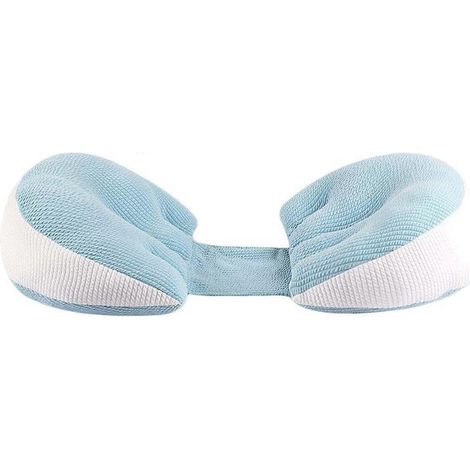 Coussin de grossesse, coussin de maternité, coussin de soutien latéral pour la grossesse, coussin de soutien dorsal (bleu) (1/5)