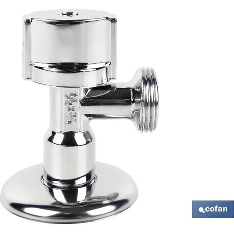 Eckventil 1/2 x 3/4 großes Handrad