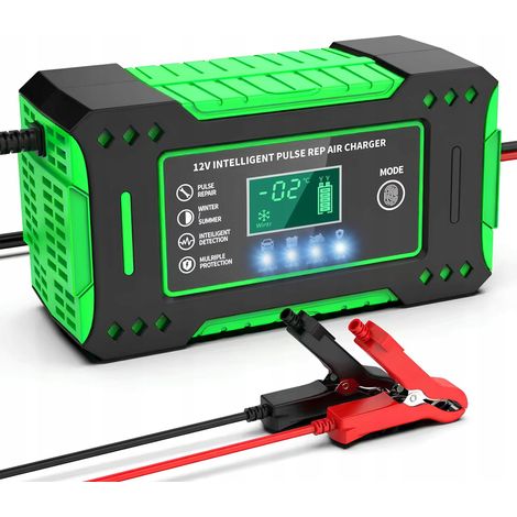 CARGADOR AUTOMÁTICO DE BATERÍAS CON FUNCIÓN DE REPARACIÓN DE BATERÍAS DE 12V