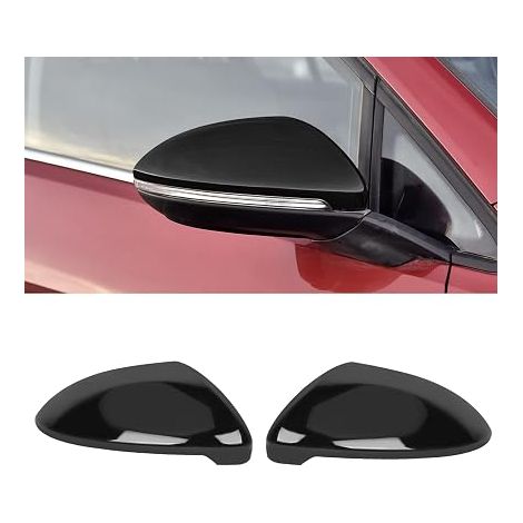 Coque de Rétroviseur Golf 7/7.5 2013-2018 Boîtier de Rétroviseur pour Golf MK7 MK7.5 Hatchback/Estate/Alltrack Couverture Miroir Gauche + Droite - Noir (1/5)