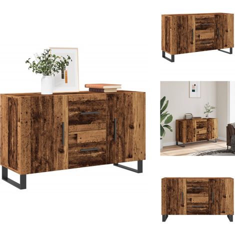 Sideboard Altholz-Optik 100x36x60 cm Holzwerkstoff - Sideboard - Sideboards - Kommode - Anrichte (1/5)