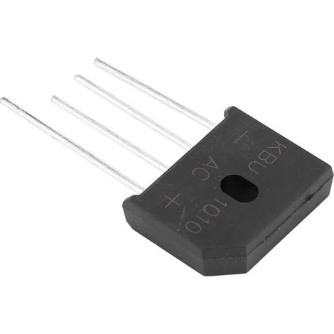 Pont redresseur KBU1010 10A 1000V Diode de pont pour circuits électroniques (1 pièce) (1/5)
