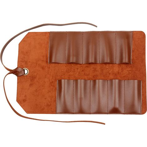 Bolsa de herramientas enrollable, estuche multifuncional de cuero para herramientas, bolsa de transporte para guardar llaves inglesas, alicates y destornilladores. (1/5)