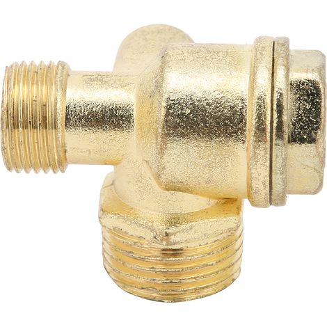 Lot de 5 clapets anti-retour pour compresseur d'air, unidirectionnels, filetage femelle 1/2 x 3/8 x 10, en alliage de zinc, accessoires pour petites pompes à air