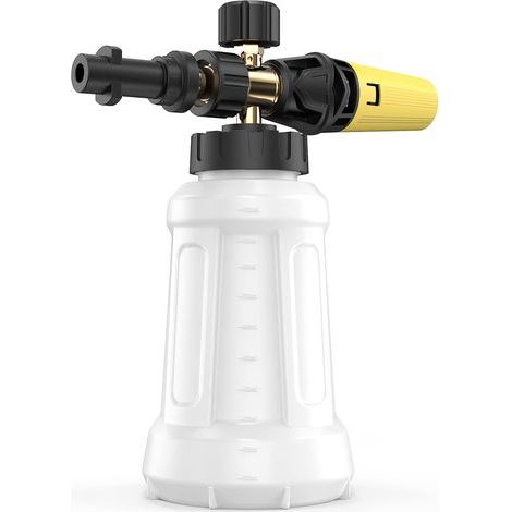 Lancia per schiuma da neve per idropulitrici Karcher K2 K3 K4 K5 K6 K7, ugello di ricambio migliorato, connessione e alimentazione, dispenser di sapone denso, ugello di spruzzo regolabile (1/5)