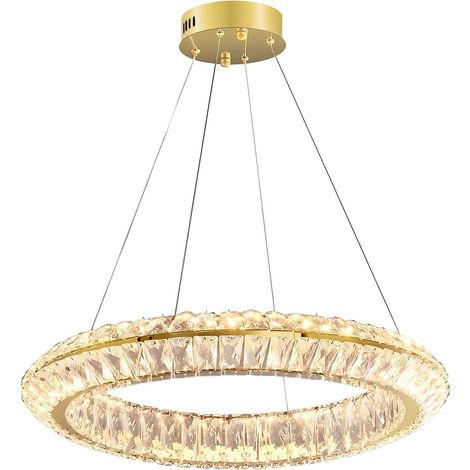 LAMPADA DA SOFFITTO A LED SOSPESA TOOLIGHT  APP1768-CP GOLD 60CM