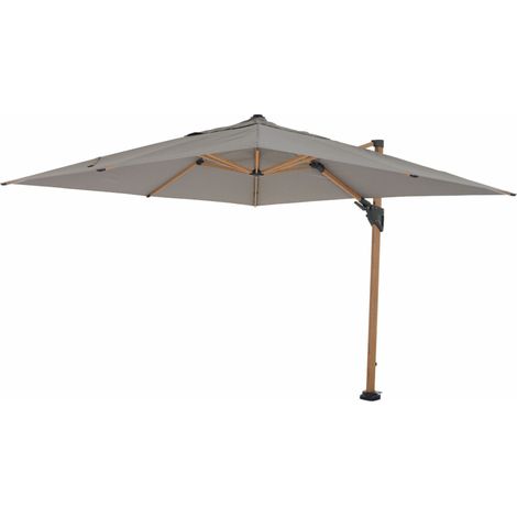 Siena Garden Vero N+ Ampelschirm anthrazit 300 x 300 cm S08122 taupe-meliert (1/5)