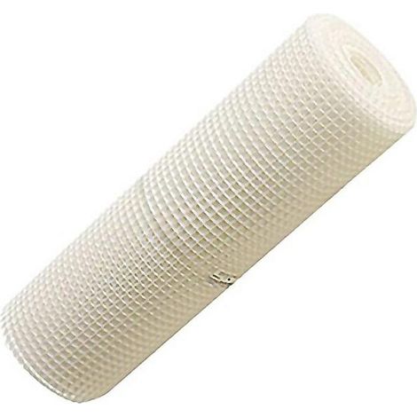 INTERMAS malla plastico blanca 10x10 mm balconet , Malla de plástico cuadranet 10x10 mm Blanca Peso 300 gr por metro cuadrado.
- Altura de la malla de 1 mt.
- Rollo de 25 mts d