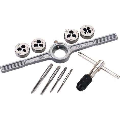 Draper 10-Piece Metric Tap and Die Set (3-6mm) - Model 79201 (1/5)