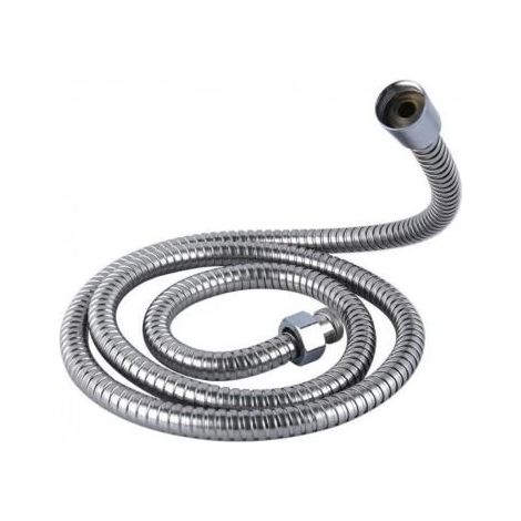 Flexible de douche 3 m - Flexible de douche en acier inoxydable argenté AZC argent (1/5)