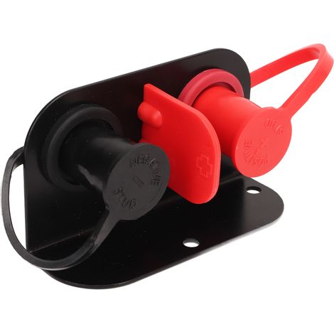 Bornes de batterie déportées avec capuchons étanches pour UTV, VTT, voitures, camions, camping-cars, tracteurs, tondeuses et bateaux (1/5)