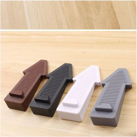 Butée De Porte - Caoutchouc Antidérapant - Pour Sol Bois Carrelage Moquette - Lot De 4
