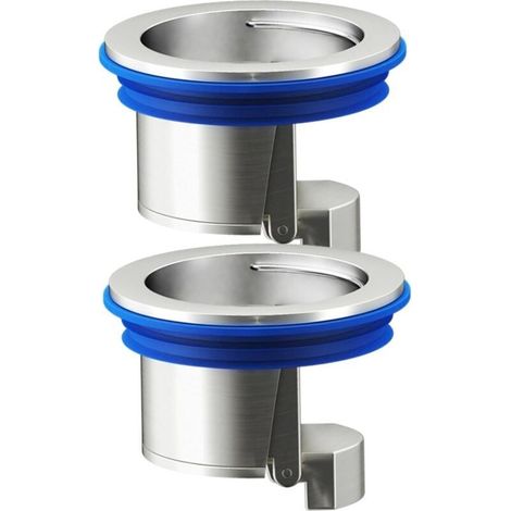 Anti-odeurs Siphon De Sol Anti-refoulement Siphon De Sol Anti-refoulement 2 Pièces Core Douche Drain Anti-Retour Bouchon De Vidange Bouchon De Vidange Égout Attrape-Cheveux pour Cuisine Salle De Bain (1/4)