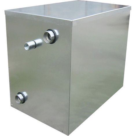 1PZ VASO DI ESPANSIONE ZINCATO Lt. 30 - cm. 41 x 26 x h.31