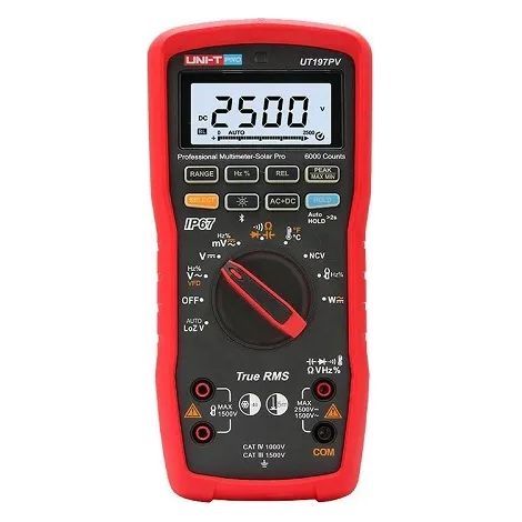 Herramienta de medición electrónica unit ut197pv 2500V DC 10A AC DC