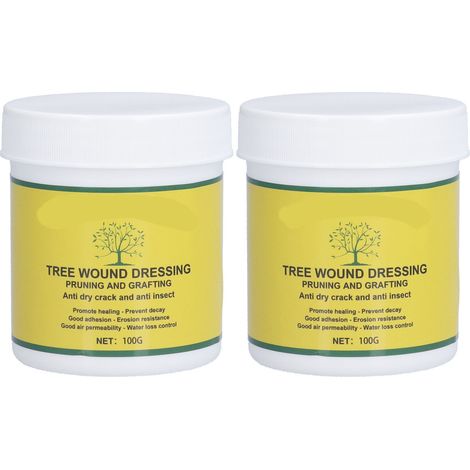 Lot de 2 tubes de 100 g de mastic cicatrisant pour la taille des arbres et des plantes. (1/5)
