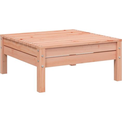 vidaXL Taburete de jardín madera maciza Douglas (1/2)