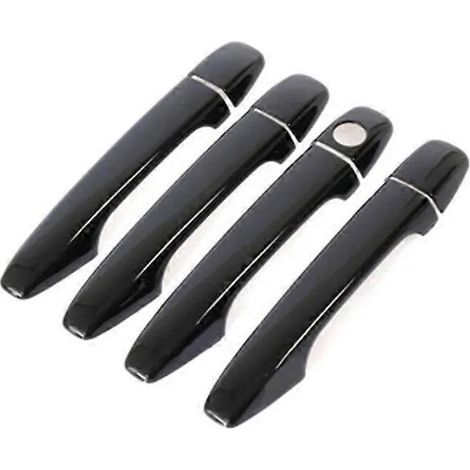 Passend für Subaru Forester SJ (Baujahre 2013–2018): Türgriffgehäuse in Carbonfaser-Optik, Karosseriedekoration – Glänzend Schwarz A (1/4)